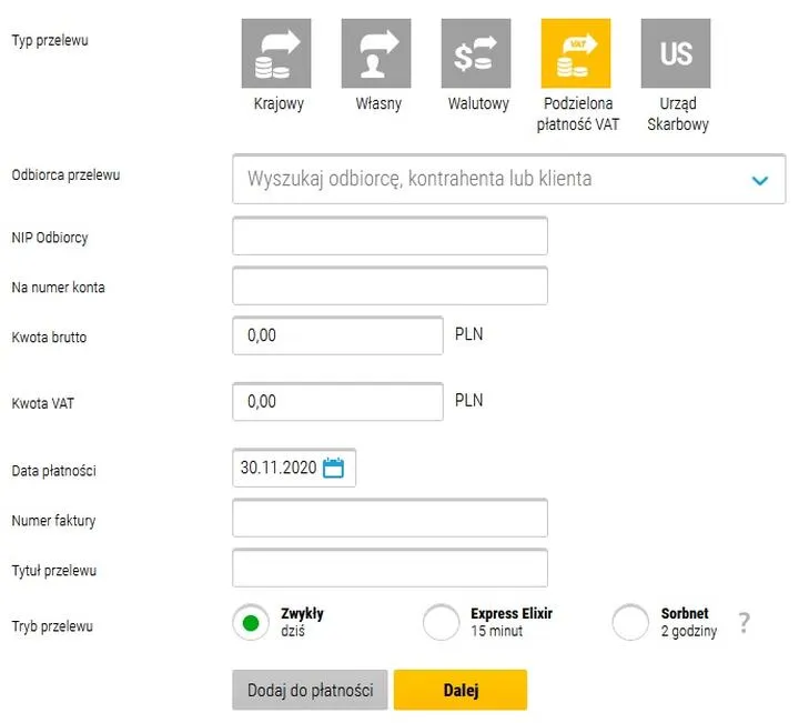 Split payment w Polsce