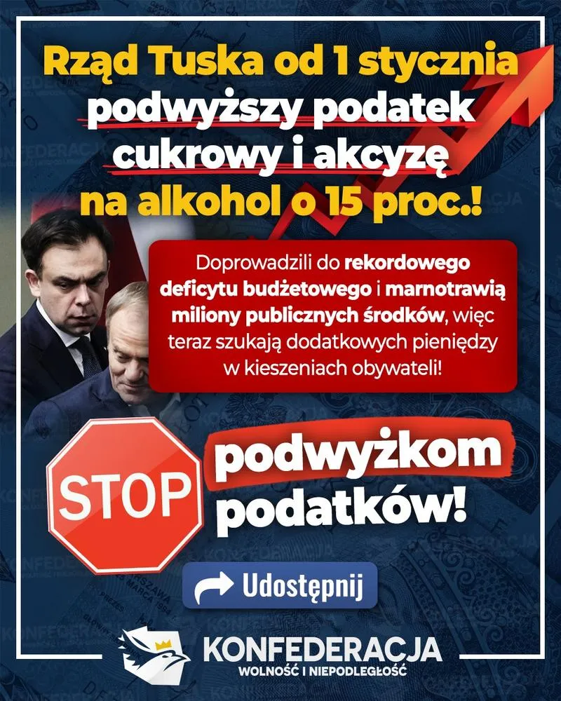 Wzrost cen napojów